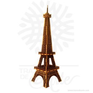 Hermosa  y decorativa Torre Eiffel estatuilla en MDF de 3 mm de alta calidad. Este es un maravilloso regalo, suvenir; empresarial o para amigos y familiares. Disfrutar de una réplica finamente detallada del famoso monumento de París, La Torre Eiffel es una torre de celosía de hierro situada en el Champ de Mars en París. Fue nombrado después del ingeniero Gustave Eiffel, cuya empresa diseñó y construyó la torre. El diseño de la Torre Eiffel se originó por dos ingenieros que trabajaban para Eiffel, después de la discusión acerca de un centro de mesa adecuado para la propuesta 1889 Feria Mundial que se celebra el centenario de la revolución francesa. Desde entonces se ha convertido en un icono cultural mundial de Francia y una de las estructuras más reconocibles del mundo. La torre sigue siendo la estructura más alta de París (324 1.063 pies o metros) y el monumento más visitado del mundo. Torre Eiffel estatuilla Material: MDF de 3 mm de alta calidad Color: Descripción en foto Tamaño 30 x 8,5 x 8.5 cm Vendido y enviado por: Trazos de Arte. Personalización Realice un pedido personalizado, podemos agregar lo que desee, como nombre, fecha, frase, logotipo, imagen o empaque regalo. Ofrecemos: Grabado por láser, grabado CNC Router, sublimado o papel adhesivo, el precio varía según el tipo de personalización que desee, encontrara más información en Servicios en nuestro menú secundario. Si desea cotizar o tiene preguntas presione el botón Cotizar personalización con gusto las responderemos.