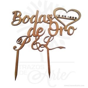 Cake Topper personalizados para tortas, fiestas y eventos en MDF pintado, perfecto para decorar tortas en bodas, cumpleaños, quince años, bautismos, comuniones, baby shower , aniversarios y eventos tanto familiares como de empresas.Es un adorno de pastel es un modelo pequeño que se sienta encima de un pastel, normalmente una representación de la ceremonia, una silueta, una palabra, una fecha o un numero. Ponle un toque especial y mucho más bonito con nuestros adornosAdornos para torta, hermosos diseños personalizados y color a elección oro, plata, azul, rosa, rojo, negro, rosa Dios pastel Topper.Fabricados en MDF 3 mm, cubiertos con vinilo en ambas carasCake Topper personalizados para tortas, fiestas y eventosMaterial: MDF de 3mm de espesorColor: A elegir.Tamaño 22 x 22 x 0,3 cmFecha estimada de entrega: De 5 a 7 días hábiles (en Bogotá, Medellín, Cali), al resto del  país de 7 a 14 días.Recuerda que el tiempo de entrega comienza a partir del momento en que tu pago sea confirmado.Todos los productos son entregados al domicilio que informaste al realizar la compra.Vendido y enviado por: Trazos de Arte.Envió rápido y seguro.PersonalizaciónRealice un pedido personalizado, podemos agregar lo que desee, como nombre, fecha, frase, logotipo, imagen o empaque regalo.Ofrecemos: Grabado por láser, grabado CNC Router, sublimado o papel adhesivo, el precio varía según el tipo de personalización que desee, encontrara más información en Servicios en nuestro menú secundario.Si desea cotizar o tiene preguntas presione el botón Cotizar personalización con gusto las responderemos.¿Como comprar?Selecciona tu producto. Si tienes alguna duda por favor escríbenos.Haz clic en el botón de compra y la cantidad que deseas.Ingresa los datos de facturación y entrega.Realiza el pago de tu pedido.Recibe el pedido en tu domicilio.En nuestra plataforma encontrarás el método de pago que más se ajusta a tu necesidad.