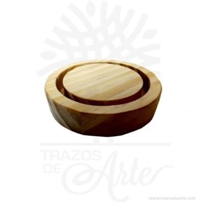 Tapa de madera con canal