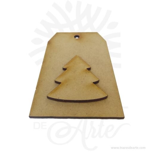 Aplique Árbol de Navidad pack 12 unidades