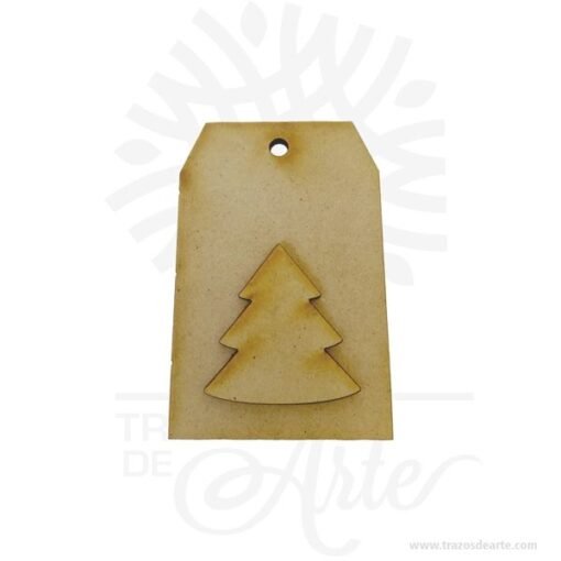 Aplique Árbol de Navidad pack 12 unidades