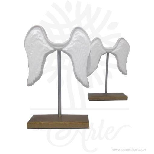 Alas de ángel en madera de pino