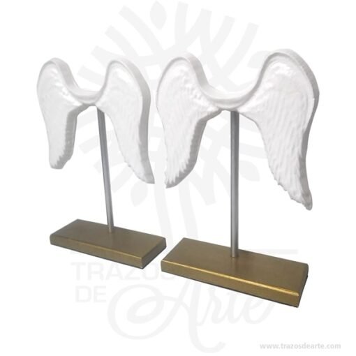 Alas de ángel en madera de pino
