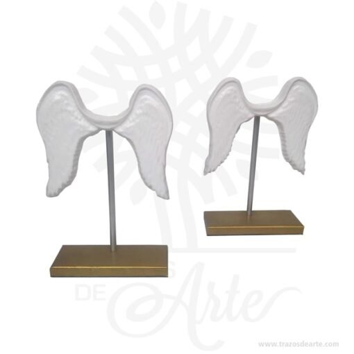 Alas de ángel en madera de pino