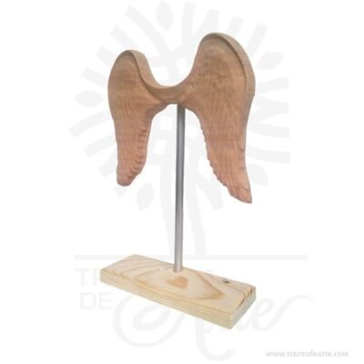 Alas de ángel en madera de pino