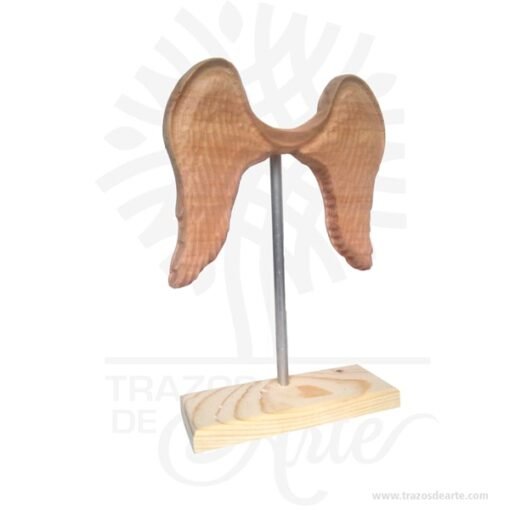 Alas de ángel en madera de pino