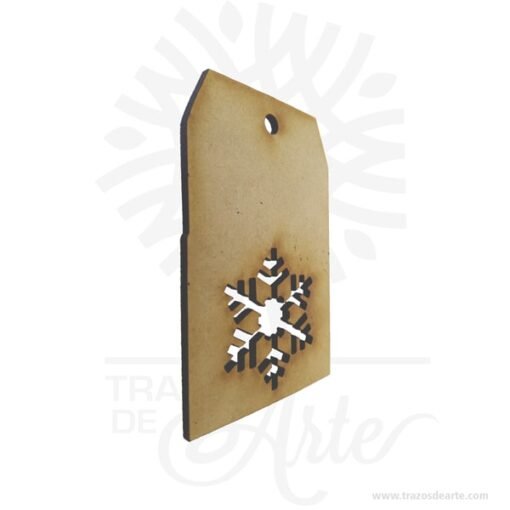 Aplique copo de nieve Pack x 12 unidades