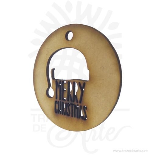 Aplique Navidad Merry Christmas Pack x 12 unidades de 7 cm
