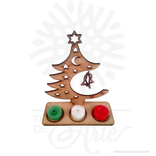 Arbol navidad velas