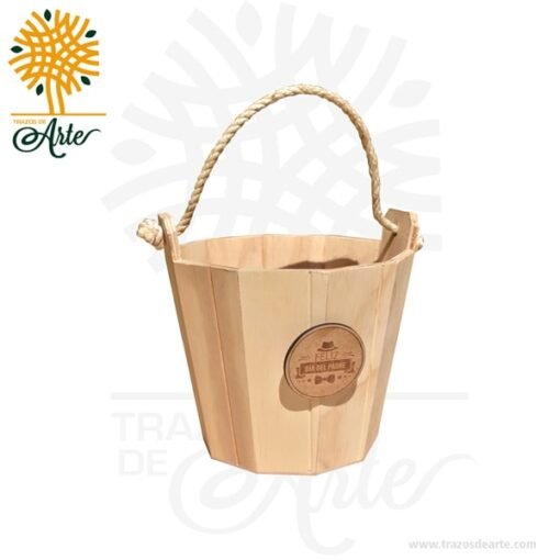 Balde de madera