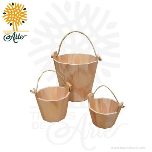 Balde de madera