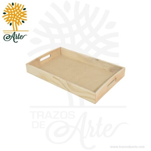 Bandeja en madera para desayunos