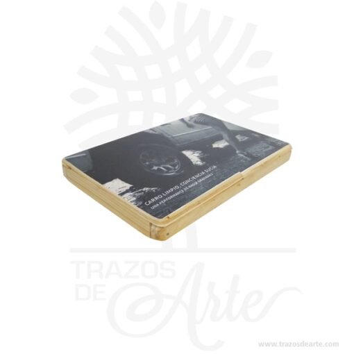 Caja estuche de madera para memorias USB personalizada