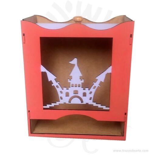 Dispensador de pañales o pañaleras en MDF