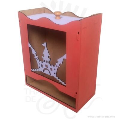 Dispensador de pañales o pañaleras en MDF