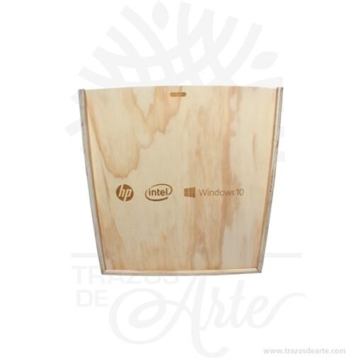 Caja para vino y dos copas