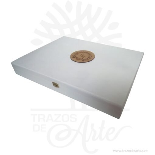 Caja estuche de 43 x 32 x 5 cm en MDF para personalizar