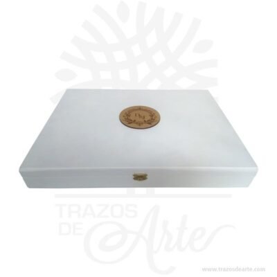 Caja estuche de 43 x 32 x 5 cm en MDF para personalizar