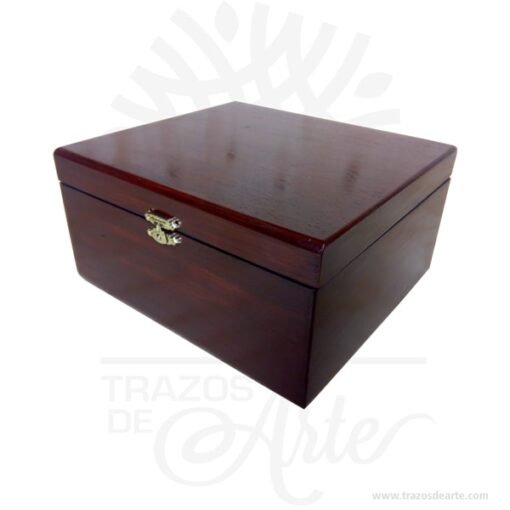 Caja elegante de madera de pino