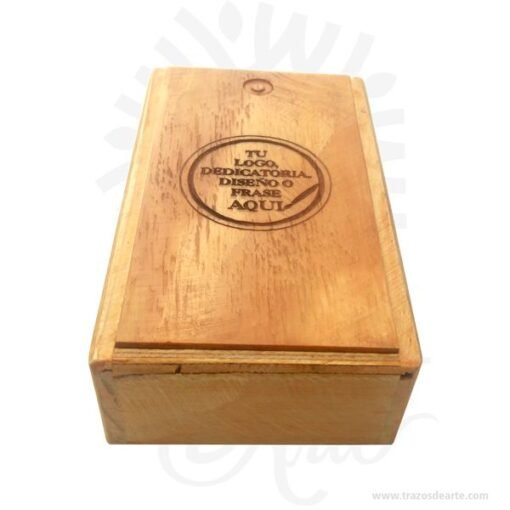 Caja estuche en madera 16 x 9,5 x 5 cm para personalizar
