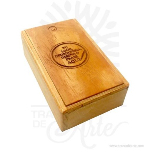 Caja estuche en madera 16 x 9,5 x 5 cm para personalizar