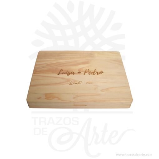 Caja estuche fotógrafo para personalizar con grabado láser