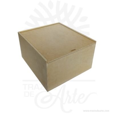 Caja en MDF de 27 x 24 x 15 cm para personalizar
