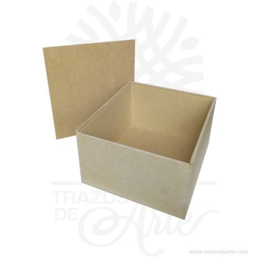 Caja en MDF de 27 x 24 x 15 cm para personalizar