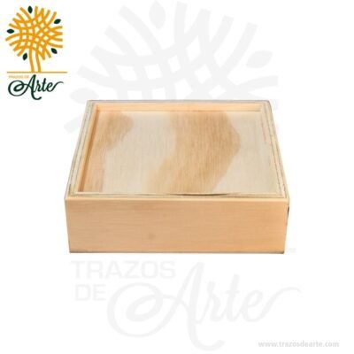 Caja de Madera Tapa Corrediza