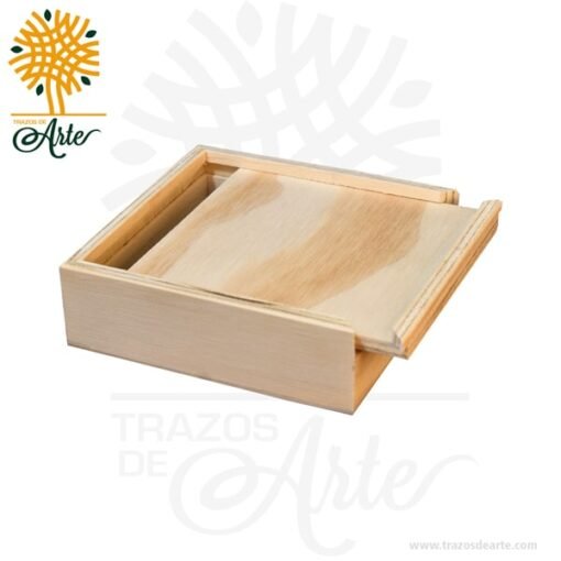 Caja de Madera Tapa Corrediza