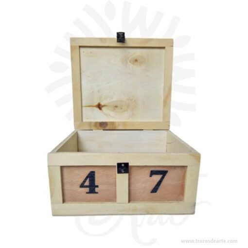 Caja madera embalaje para personalizar