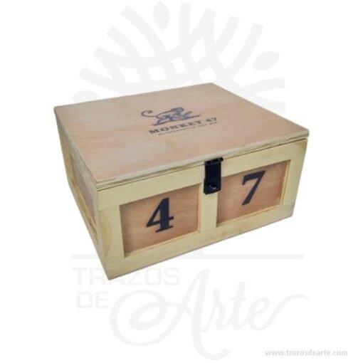 Caja madera embalaje para personalizar