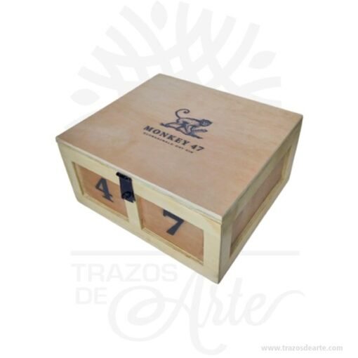 Caja madera embalaje para personalizar
