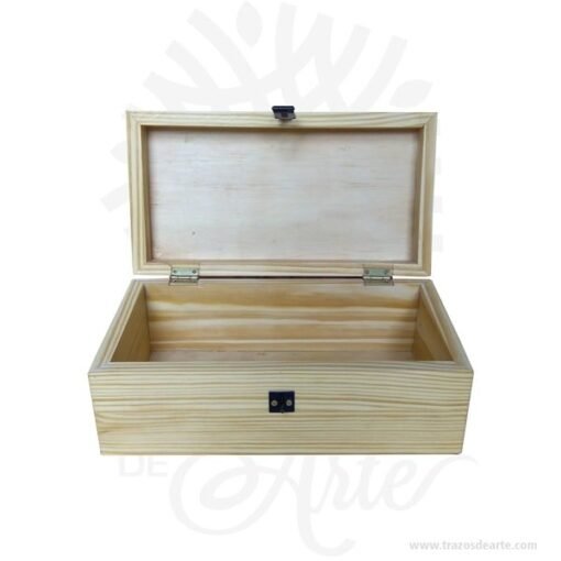Caja madera con cierre candado para personalizar