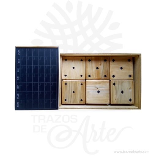 Dados gigantes en pino