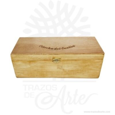 Caja madera de pino y triplex de Okume