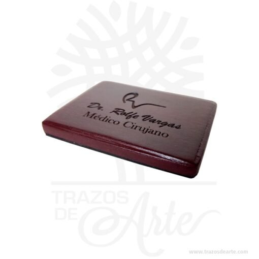 Caja para sellos en MDF de 13 x 16 x 9 cm