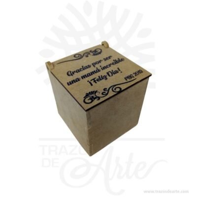 Caja suvenir para personalizar 5.5 x 5.5 x 6 cm