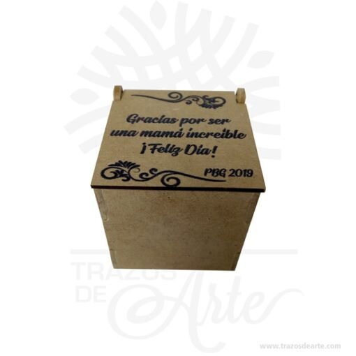 Caja suvenir para personalizar 5.5 x 5.5 x 6 cm