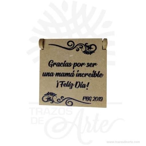 Caja suvenir para personalizar 5.5 x 5.5 x 6 cm