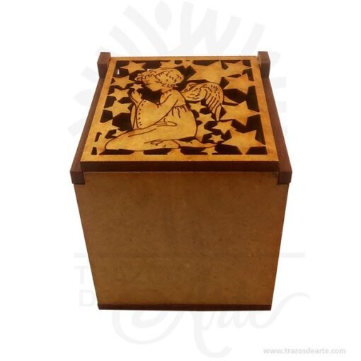 Caja ángel en MDF