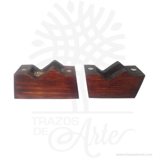 Caja de madera para anillos de boda o compromiso 7 x 3 x 5 cm