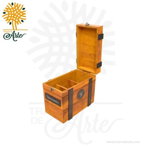 Caja de lujo whisky 3 botellas