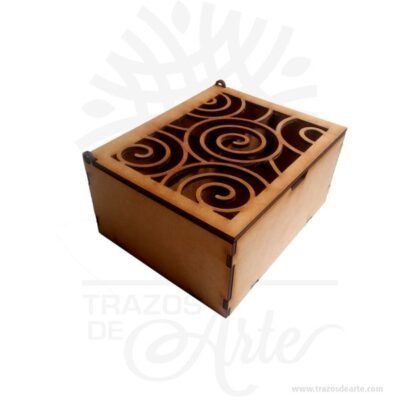 Caja de té espirales