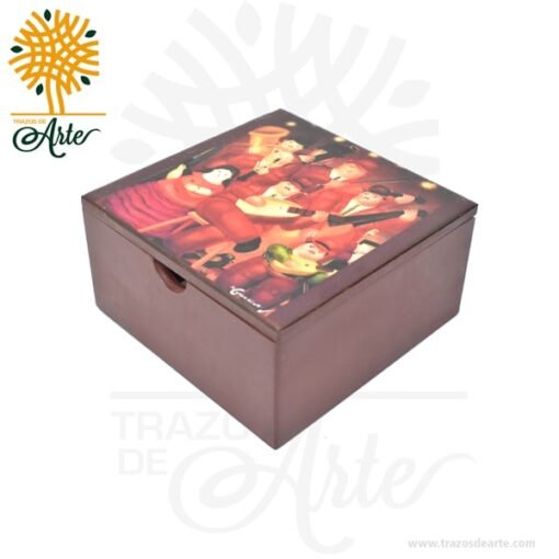 Caja en MDF 20 x 20 x 10 cm