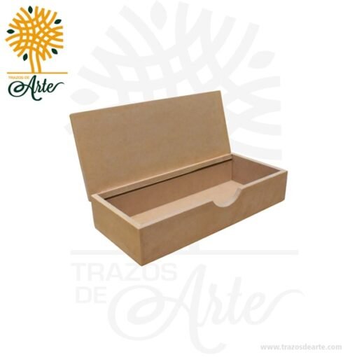 Caja en MDF de 32 x 14 x 7 cm