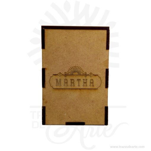 Caja en madera MDF de 3 mm