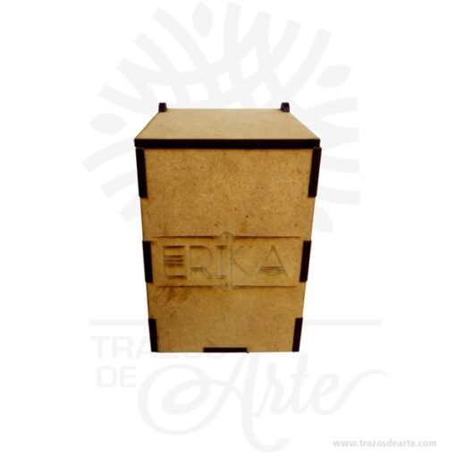 Caja en madera MDF de 3 mm
