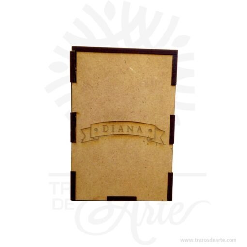 Caja en madera MDF de 3 mm