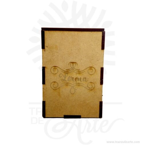 Caja en madera MDF de 3 mm
